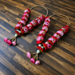 Red & Pink Varmala Set (Pack of Pair)