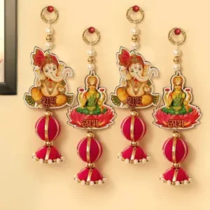 Ganpati n Laxmi ji Hanging for wall decor(2 pair)