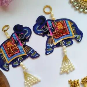 Elephant Shubh Labh Hanging (2 pair)